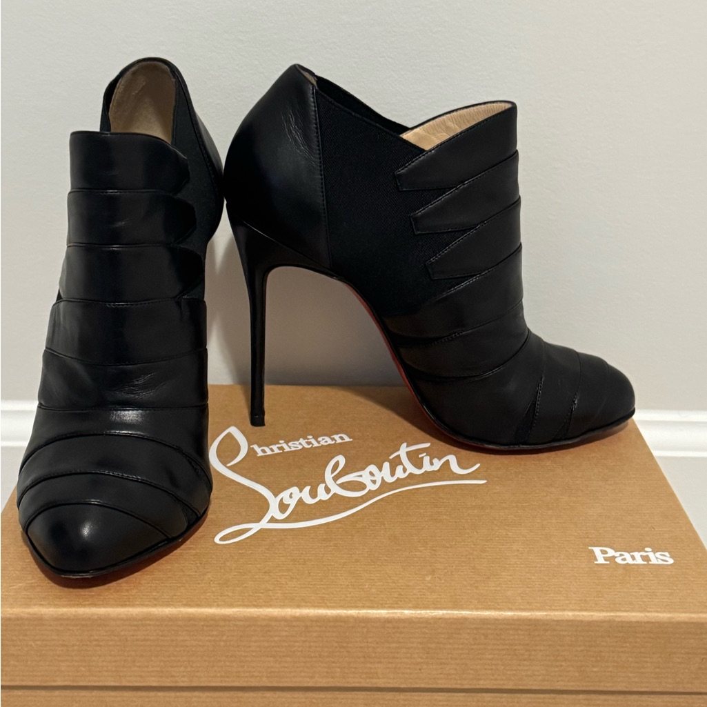 Christian Louboutin Pigamule 100 Nappa Booties